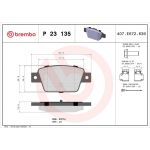 BREMBO Bremsklötze HA P 23 135 BREMBO Bremsklötze HA P 23 135