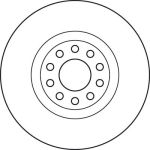 12 481 050 Bremsscheibe VA DF6060S 12 481 050 Bremsscheibe VA DF6060S