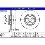 Bremsscheibe 24.0122-0225.1