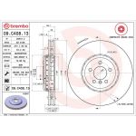 11 481 115 Brembo PREMIUM VA zweiteilig 09.C408.13 11 481 115 Brembo PREMIUM VA zweiteilig 09.C408.13