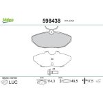 Valeo Bremsbelagsatz 598438 Valeo Bremsbelagsatz 598438