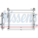 Wasserkühler PKW 606681 Wasserkühler PKW 606681