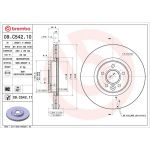 51 481 078 Bremsscheibe VA 09.C542.11 51 481 078 Bremsscheibe VA 09.C542.11