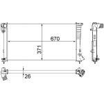 MAHLE Kühler, Motorkühlung CR 504 000S
