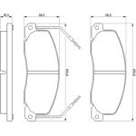 0 986 460 946 Bosch Bremsbelagsatz 0 986 460 946 0 986 460 946 Bosch Bremsbelagsatz 0 986 460 946
