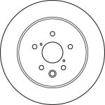 82 482 049 Bremsscheibe HA DF6063 82 482 049 Bremsscheibe HA DF6063