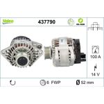 Valeo Lichtmaschine 437790 Valeo Lichtmaschine 437790