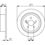 Bremsscheibe HA 0 986 479 613 Bremsscheibe HA 0 986 479 613