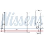 Nissens Heizungskühler 73641 Nissens Heizungskühler 73641