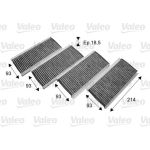 Valeo Innenraumfilter 715712 - 4 Stück Valeo Innenraumfilter 715712 - 4 Stück