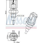 207098 Nissens Kühlmitteltemperatursensor 207098 207098 Nissens Kühlmitteltemperatursensor 207098