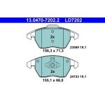 Bremsbelagsatz Peugeot S. 207/208/307/308/3008/Rcz 03- Keramik 13.0470-7202.2 Bremsbelagsatz Peugeot S. 207/208/307/308/3008/Rcz 03- Keramik 13.0470-7202.2