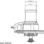 Thermostat, Kühlmittel 410937.82D Thermostat, Kühlmittel 410937.82D