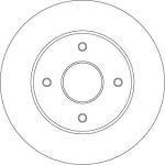 Bremsscheibe Citroen T. C4 DF4452BS Bremsscheibe Citroen T. C4 DF4452BS