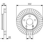 Bremsscheibe 0 986 479 C38 Bremsscheibe 0 986 479 C38