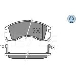 MEYLE Bremsbelagsatz Mitsubishi Galant 97-/Outlander 03-/Pajero 94 025 213 6315/PD MEYLE Bremsbelagsatz Mitsubishi Galant 97-/Outlander 03-/Pajero 94 025 213 6315/PD
