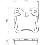 Bosch Bremsbelagsatz 0 986 494 424 Bosch Bremsbelagsatz 0 986 494 424