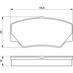 0 986 491 410 Bosch Bremsbelagsatz 0 986 491 410 0 986 491 410 Bosch Bremsbelagsatz 0 986 491 410