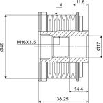 588055 Valeo Lichtmaschinenfreilauf 588055 588055 Valeo Lichtmaschinenfreilauf 588055