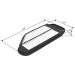 Luftfilter F 026 400 349 Luftfilter F 026 400 349