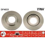 TRW Bremsscheibe DF4033 TRW Bremsscheibe DF4033