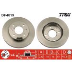 Bremsscheibe Nissan P. Almera DF4019