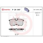 BREMBO Bremsklötze HA P 24 047 BREMBO Bremsklötze HA P 24 047