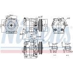 Nissens Klimakompressor PKW 890187 Nissens Klimakompressor PKW 890187