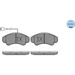 Bremsbelagsatz Fiat P. Ducato 02- Mit Sensor 025 239 1919/W Bremsbelagsatz Fiat P. Ducato 02- Mit Sensor 025 239 1919/W