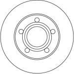 TRW Bremsscheibe DF4038 TRW Bremsscheibe DF4038