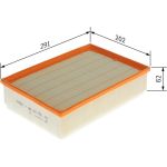 Luftfiltereinsatz F 026 400 758 Luftfiltereinsatz F 026 400 758