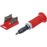 BGS Hand-Schlagschrauber-Satz inkl. Bits Abtrieb Innensechskant 12,5 mm (1/2 ) 712