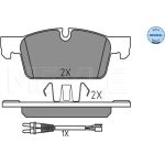 Bremsbelagsatz Peugeot S. 508 10 025 252 2217 Bremsbelagsatz Peugeot S. 508 10 025 252 2217