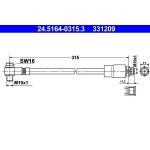 ATE Bremsschlauch 24.5164-0315.3