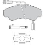 Valeo Bremsbelagsatz 598569 Valeo Bremsbelagsatz 598569
