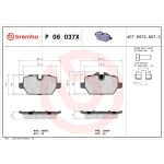 BREMBO Bremsklötze Xtra HA P 06 037X BREMBO Bremsklötze Xtra HA P 06 037X
