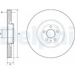 Delphi Bremsscheibe BG9233C Delphi Bremsscheibe BG9233C