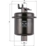 KL 185 MAHLE Kraftstofffilter KL 185, Leitungsfilter, Höhe 115 mm – u. a. für Honda Civic VI Fastback (MA, MB), VI Hatchback (EJ, EK), VI Aerodeck (MB, MC) – OE Nummer 16010S01A30 - l KL 185 MAHLE Kraftstofffilter KL 185, Leitungsfilter, Höhe 115 mm – u. a. für Honda Civic VI Fastback (MA, MB), VI Hatchback (EJ, EK), VI Aerodeck (MB, MC) – OE Nummer 16010S01A30 - l