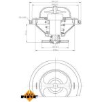 Thermostat, Kühlmittel 725073 Thermostat, Kühlmittel 725073