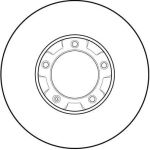 TRW Bremsscheibe DF1523 TRW Bremsscheibe DF1523