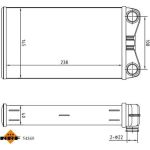 WÄRMETAUSCHER, INNENRAUMHEIZUNG NRF54369 WÄRMETAUSCHER, INNENRAUMHEIZUNG NRF54369