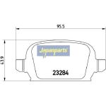 Japanparts Bremsbeläge PP-0402AF Japanparts Bremsbeläge PP-0402AF