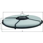 MAHLE Luftfilter LX 729 MAHLE Luftfilter LX 729