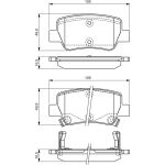 Bosch Bremsbelagsatz 0 986 494 403 Bosch Bremsbelagsatz 0 986 494 403