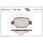 BREMBO Bremsklötze VA P 83 054 BREMBO Bremsklötze VA P 83 054