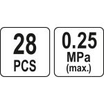 YATO YT-06721 Satz für Diagnose Und Betrieb Des Kühlsystems YATO YT-06721 Satz für Diagnose Und Betrieb Des Kühlsystems