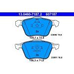ATE Bremsbelagsatz Volvo Vorderachse S60/S80/V70/Xc90 98 13.0460-7187.2 ATE Bremsbelagsatz Volvo Vorderachse S60/S80/V70/Xc90 98 13.0460-7187.2
