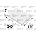 698689 Valeo Innenraumfilter 698689