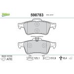 Valeo Bremsbelagsatz 598783 Valeo Bremsbelagsatz 598783
