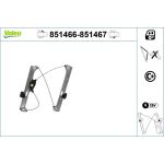 Valeo Fensterheber 851466 Valeo Fensterheber 851466